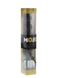 Черная ёлочка-насадка для двойного проникновения Mojo Bumpy - 15 см. - Seven Creations - в Копейске купить с доставкой