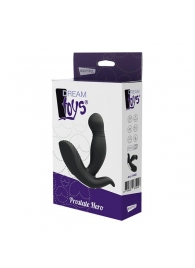 Черный вибромассажер простаты PROSTATE HERO - Dream Toys - в Копейске купить с доставкой