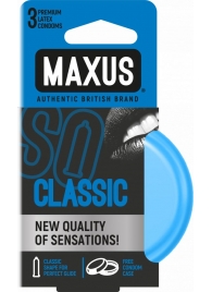Классические презервативы в железном кейсе MAXUS Classic - 3 шт. - Maxus - купить с доставкой в Копейске