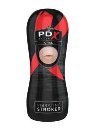Мастурбатор-ротик Vibrating Oral Stroker - Pipedream - в Копейске купить с доставкой