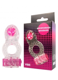 Прозрачное эрекционное кольцо Erowoman-Eroman - Erowoman-Eroman - в Копейске купить с доставкой