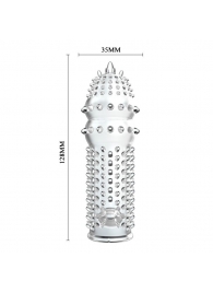 Закрытая прозрачная насадка Crystal sleeve - 14,2 см. - Erowoman-Eroman - в Копейске купить с доставкой