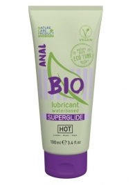 Интимный увлажняющий анальный гель BIO SuperGlide - 100 мл. - HOT - купить с доставкой в Копейске