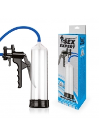 Прозрачная вакуумная помпа Sex Expert с насосом - Sex Expert - в Копейске купить с доставкой