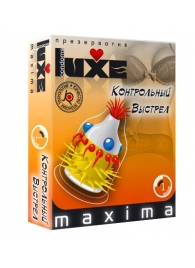 Презерватив LUXE Maxima  Контрольный Выстрел  - 1 шт. - Luxe - купить с доставкой в Копейске