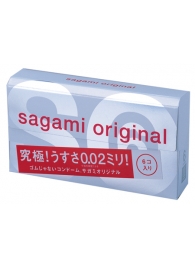 Ультратонкие презервативы Sagami Original - 6 шт. - Sagami - купить с доставкой в Копейске