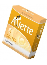 Презервативы Arlette Dotted с точечной текстурой - 3 шт. - Arlette - купить с доставкой в Копейске