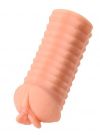 Мастурбатор-вагина ELEGANCE с ребрами на поверхности - KOKOS - в Копейске купить с доставкой