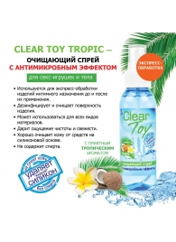 Очищающий спрей для игрушек CLEAR TOY Tropic - 100 мл. - Биоритм - купить с доставкой в Копейске