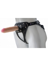 Универсальный мягкий пояс с насадкой Hard brutal BDSM-КОНСУЛ - 17 см. - LOVETOY (А-Полимер) - купить с доставкой в Копейске