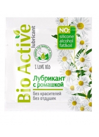 Пробник лубриканта на водной основе Bio Active - 3 гр. - Биоритм - купить с доставкой в Копейске