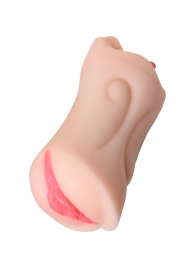 Телесный двусторонний мастурбатор Fruity Tongue - ротик и вагина - ToyFa - в Копейске купить с доставкой