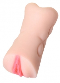 Телесный двусторонний мастурбатор Rich Fruit - вагина и анус - ToyFa - в Копейске купить с доставкой