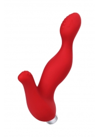 Красный силиконовый вибростимулятор простаты Proman - 12,5 см. - ToyFa - в Копейске купить с доставкой