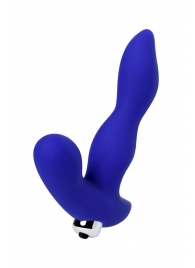 Синий силиконовый вибростимулятор простаты Stroman - 14,5 см. - ToyFa - в Копейске купить с доставкой