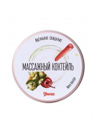 Массажная свеча «Массажный коктейль» с ароматом пина колады - 30 мл. - ToyFa - купить с доставкой в Копейске