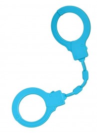 Голубые силиконовые наручники A-Toys без ключа - A-toys - купить с доставкой в Копейске
