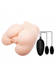 Пышная попка с двумя входами и вибрацией - Baile - в Копейске купить с доставкой