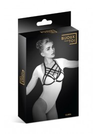 Черная упряжь на грудь Clara - Bijoux Pour Toi - купить с доставкой в Копейске