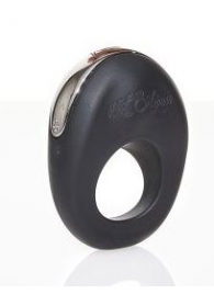 Черное эрекционное виброкольцо ATOM - Hot Octopuss - в Копейске купить с доставкой