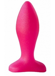 Розовая анальная пробка - 9 см. - LOVETOY (А-Полимер)