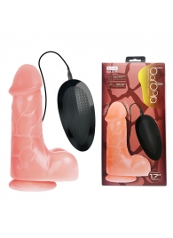 Телесный вибратор-реалистик Barbara - 17,5 см. - Baile