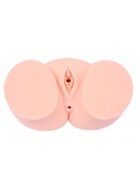 Мастурбатор-полуторс Cherry с вибрацией и двумя любовными тоннелями - KOKOS - в Копейске купить с доставкой