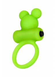 Зеленое виброкольцо на пенис A-Toys - A-toys - в Копейске купить с доставкой