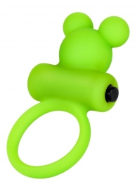 Зеленое виброкольцо на пенис A-Toys - A-toys - в Копейске купить с доставкой