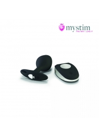 Черная пробка Mystim Rocking Vibe S с возможностью подключения к электростимулятору - 9,7 см. - MyStim - купить с доставкой в Копейске