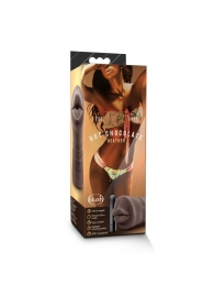 Коричневый мастурбатор-ротик Heather - Blush Novelties - в Копейске купить с доставкой