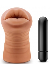 Кофейный мастурбатор-ротик Isabella - Blush Novelties - в Копейске купить с доставкой