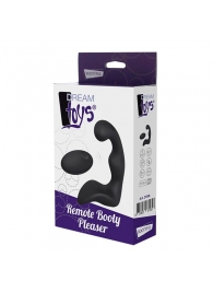 Черный вибромассажер простаты REMOTE BOOTY PLEASER - Dream Toys - в Копейске купить с доставкой