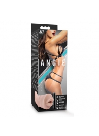Телесный мастурбатор-ротик Angie - Blush Novelties - в Копейске купить с доставкой