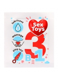Гель-лубрикант на водной основе Sex Toys - 4 гр. - Биоритм - купить с доставкой в Копейске