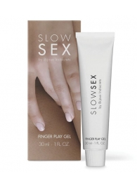 Гель для мастурбации с ароматом кокоса Slow Sex Finger Play Gel - 30 мл. - Bijoux Indiscrets - купить с доставкой в Копейске