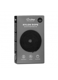 Черная веревка для бондажа Easytoys Bondage Rope - 5 м. - Easy toys - купить с доставкой в Копейске