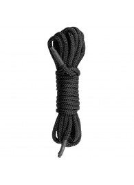 Черная веревка для бондажа Easytoys Bondage Rope - 5 м. - Easy toys - купить с доставкой в Копейске