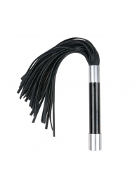 Черная плеть Easytoys Flogger With Metal Grip - 38 см. - Easy toys - купить с доставкой в Копейске
