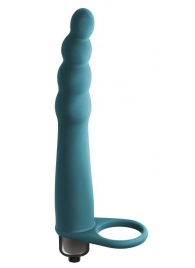 Зеленая вибронасадка для двойного проникновения Bramble - 16,5 см. - Lola Games - купить с доставкой в Копейске