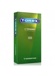 Текстурированные презервативы Torex  С точками  - 12 шт. - Torex - купить с доставкой в Копейске