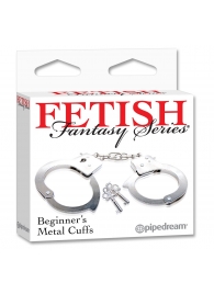 Металлические наручники Beginner s Metal Cuffs - Pipedream - купить с доставкой в Копейске