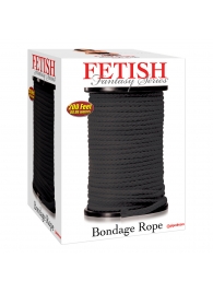 Черная веревка для связывания Bondage Rope - 60,9 м. - Pipedream - купить с доставкой в Копейске