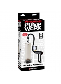 Черная мужская помпа PISTOL-GRIP POWER - Pipedream - в Копейске купить с доставкой