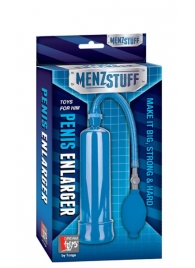 Синяя вакуумная помпа MENZSTUFF PENIS ENLARGER - Dream Toys - в Копейске купить с доставкой