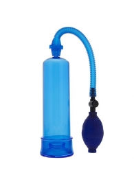 Синяя вакуумная помпа MENZSTUFF PENIS ENLARGER - Dream Toys - в Копейске купить с доставкой