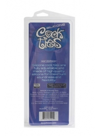 Набор черных эрекционных колец Cock ties - Doc Johnson - в Копейске купить с доставкой