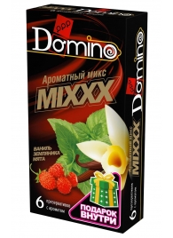 Ароматизированные презервативы DOMINO  Ароматный микс  - 6 шт. - Domino - купить с доставкой в Копейске