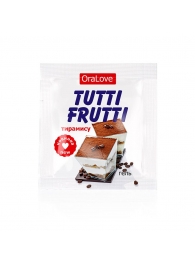 Пробник гель-смазки Tutti-frutti со вкусом тирамису - 4 гр. - Биоритм - купить с доставкой в Копейске