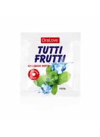 Пробник гель-смазки Tutti-frutti со вкусом мяты - 4 гр. - Биоритм - купить с доставкой в Копейске